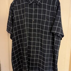 Men's Navy Checkered Shirt. George